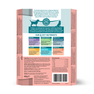 Naturo Grain Free Adult Dog Salmon Potato Food Tray 7 x 400g